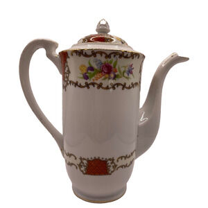 Vintage Hand painted Porcelain Japanese Kutani Teapot